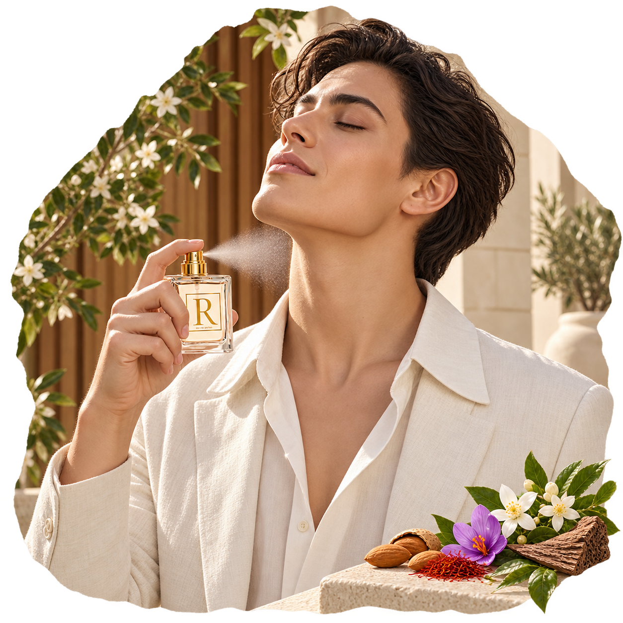 Refan 025 – použití parfému se zlatým rozprašovačem