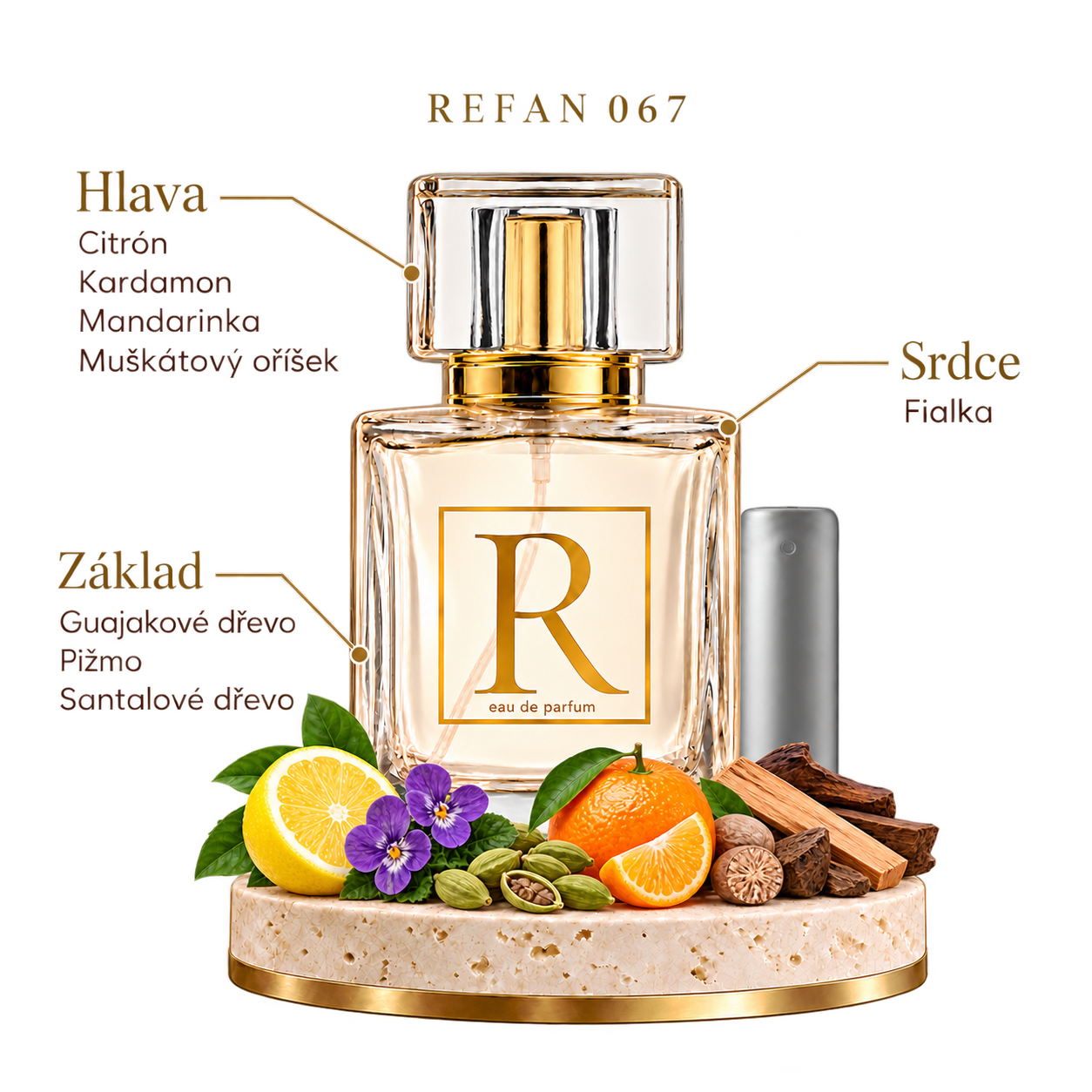 Refan 067 – hlava, srdce a základ vůně