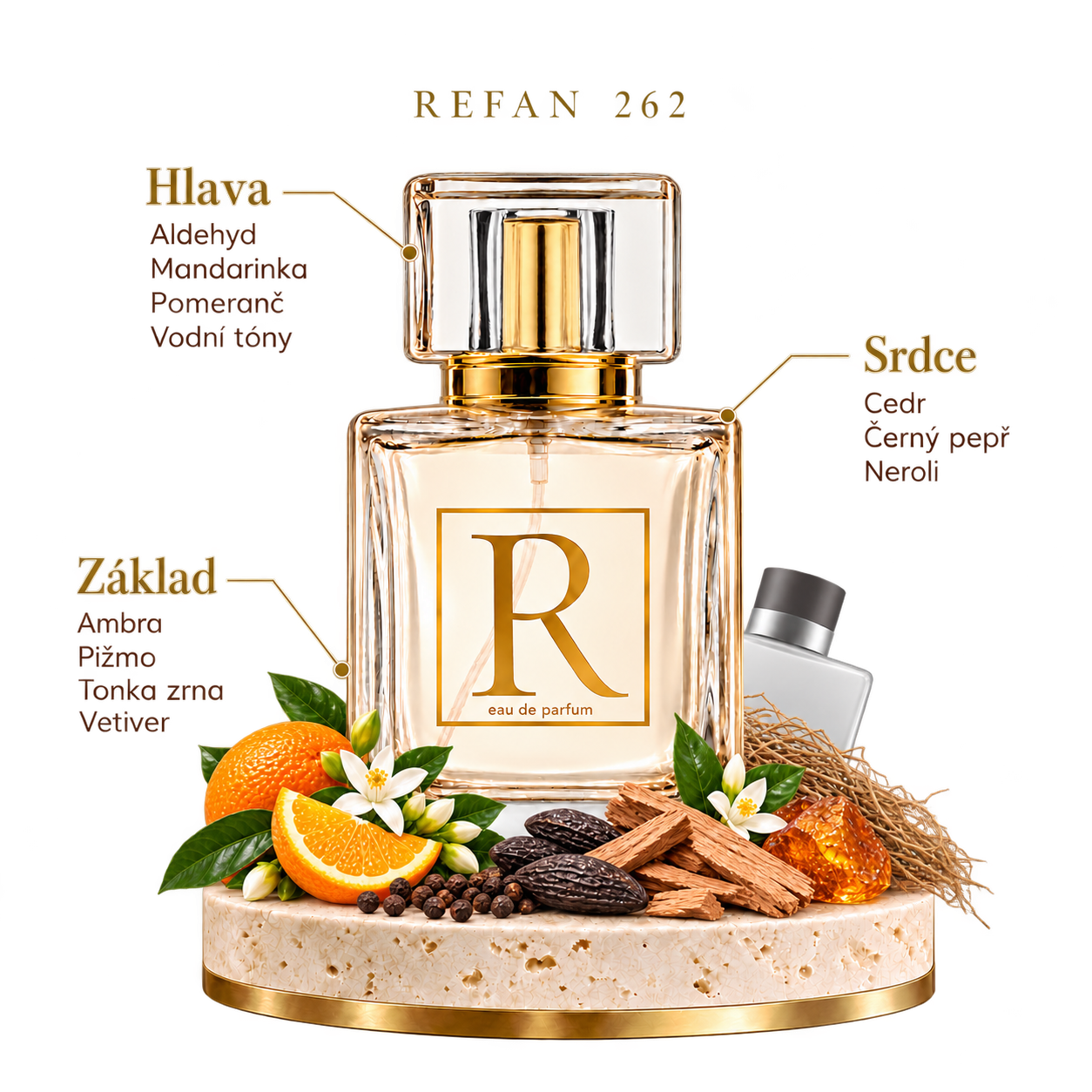 Refan 262 – hlava, srdce a základ vůně