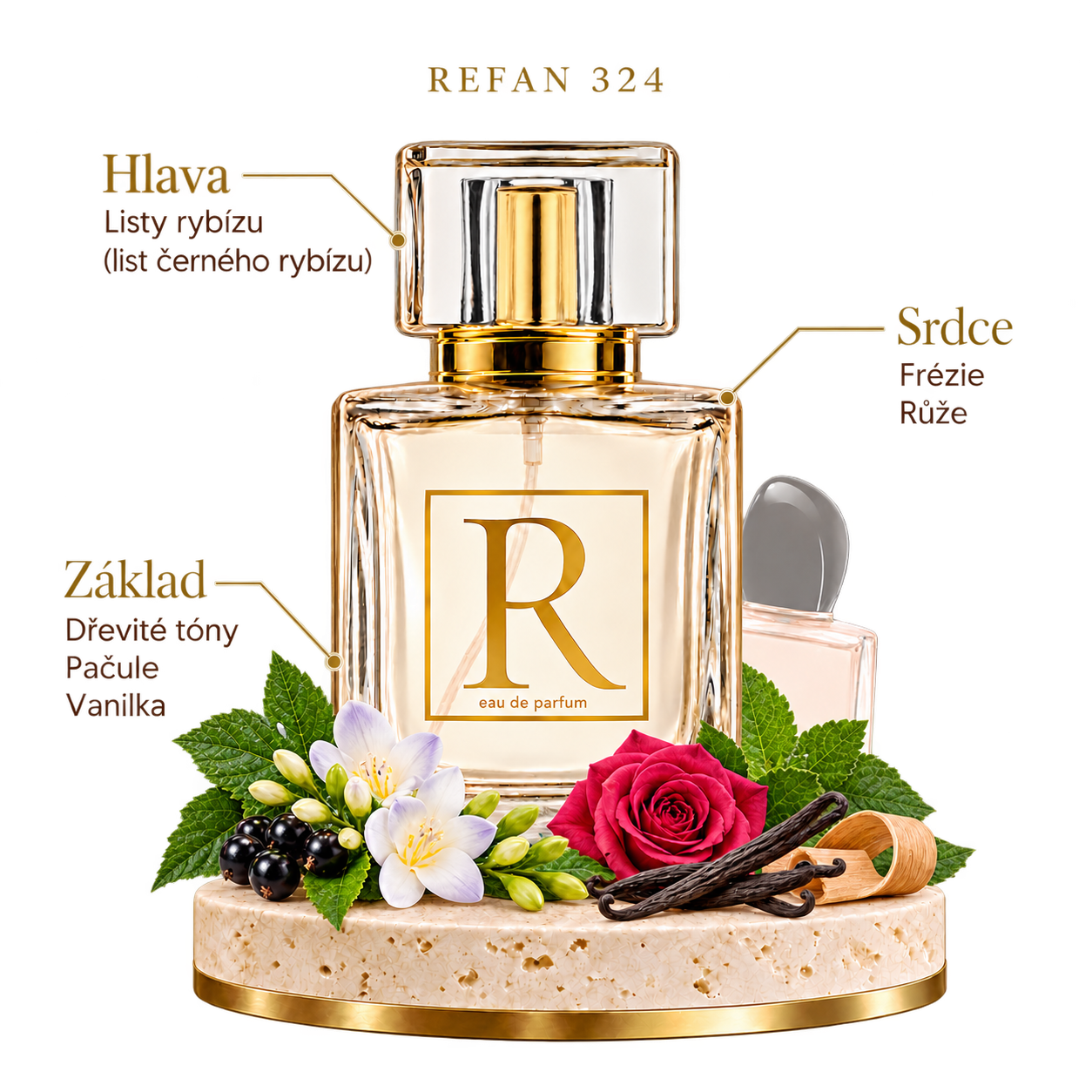 Refan 324 – hlava, srdce a základ vůně